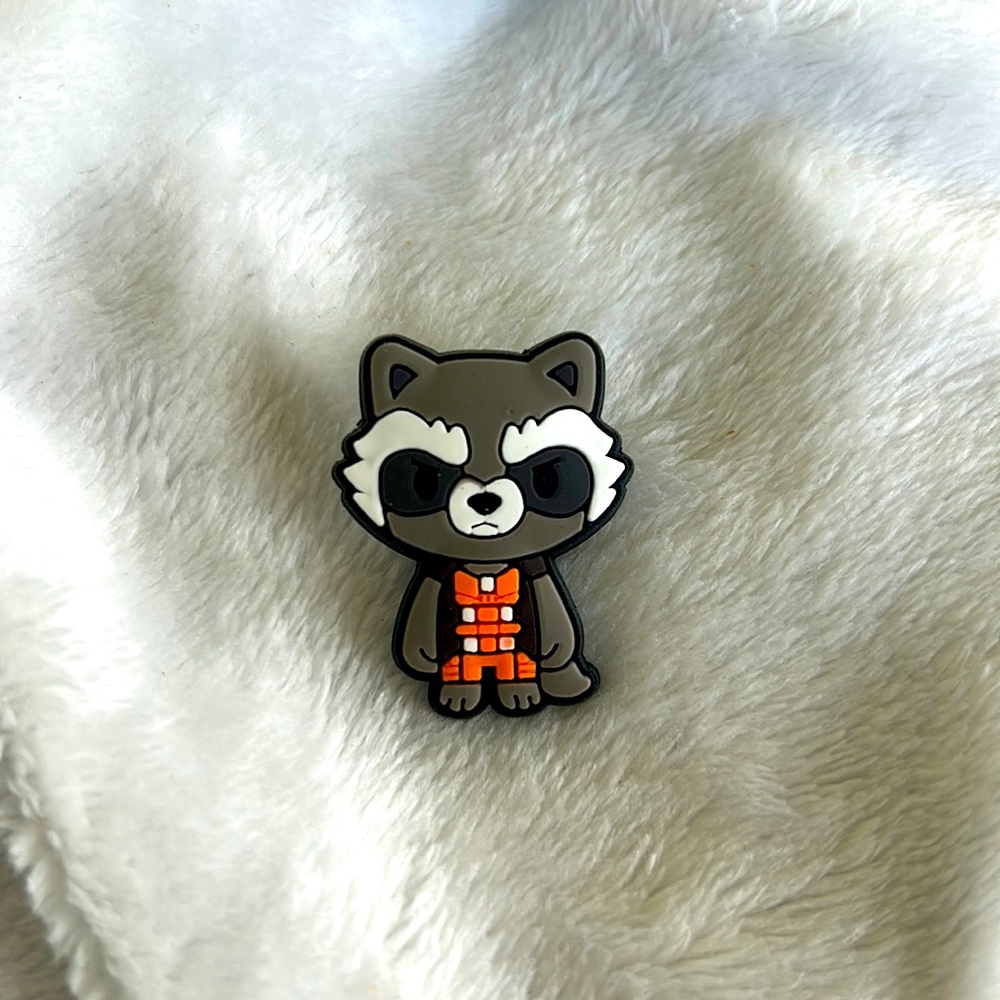 NEW MARVEL Rocket Jibbitz Croc Charm